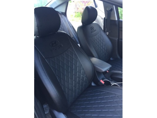 Авточехлы на Hyundai Solaris 2