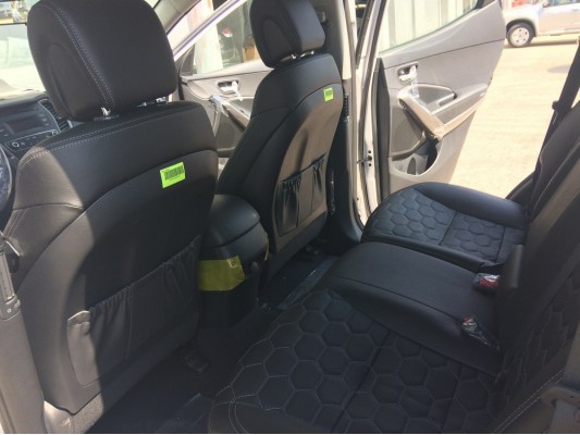 Каркасные авточехлы на Hyundai Santa Fe 3