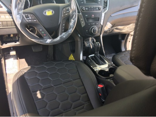 Каркасные авточехлы на Hyundai Santa Fe 3