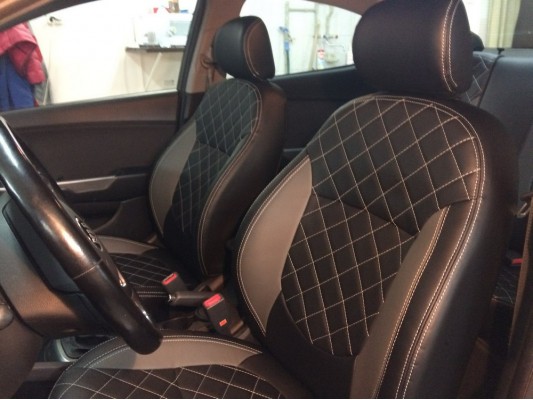 Каркасные авточехлы на KIA Rio 3