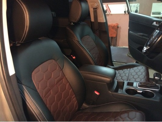 Каркасные авточехлы на KIA Sportage 4