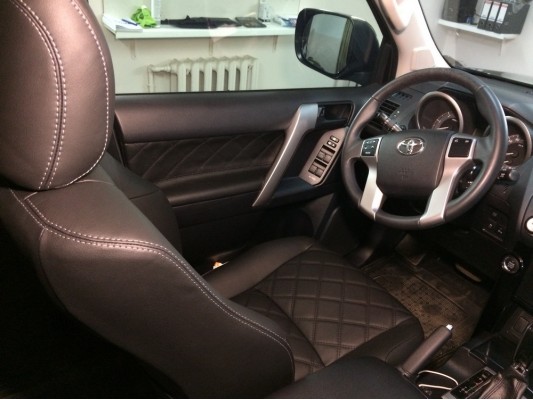 Каркасные авточехлы на Toyota Land Cruiser Prado 150